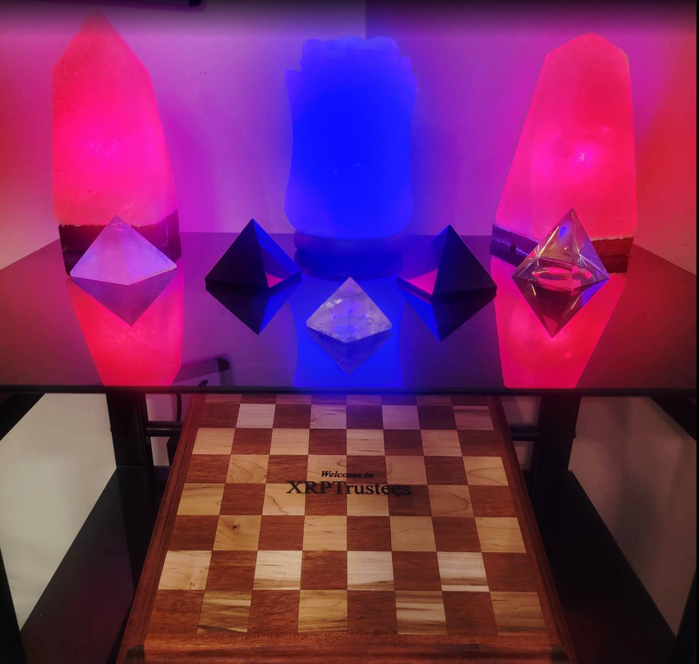 Welcome to XRPTrustees chessboard handcrafted by a community member
